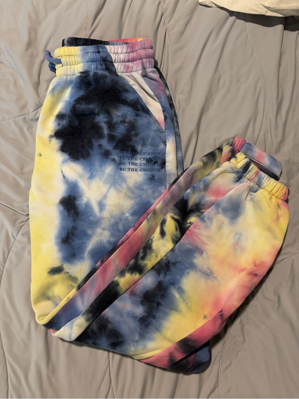Vitality (Balance) affirmation sweatpants in thunderstorm